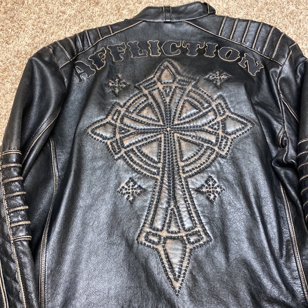Affliction Limited Leather Jacket - image 2